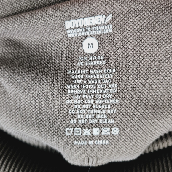 DO YOU EVEN | ribbed waist compression seamless gym workout leggings - Picture 8 of 8